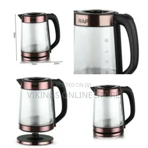 Raf Brosilicate Glass Kettle, 2.2l - Multicolor