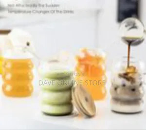 Unique Ribbed Glass Tumbler Set