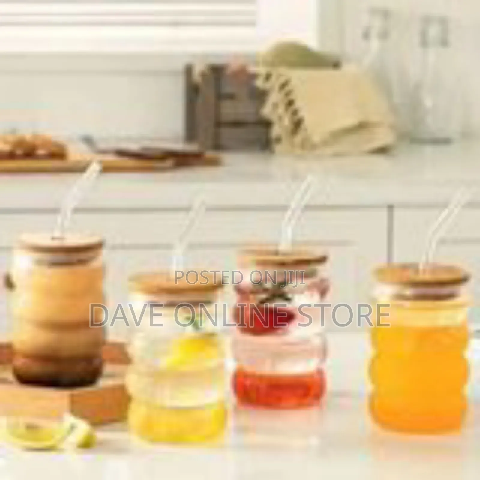 Unique Ribbed Glass Tumbler Set