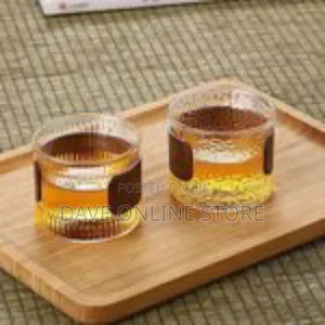 Elegant Textured Glass Tumbler Set