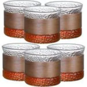 Elegant Textured Glass Tumbler Set