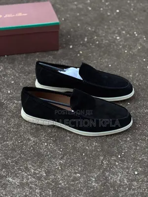 Loro Piana Midnight Velvet Loafers