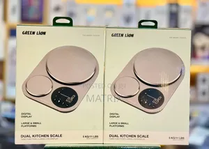 Green Lion Dual 5kg Kitchen Scale With Precision Weighing,