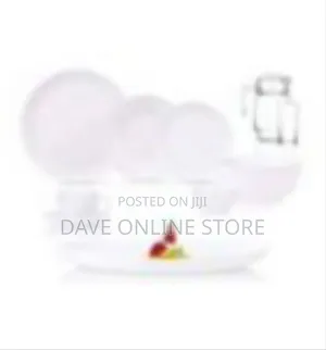 46-Piece Set of White Dinnerware