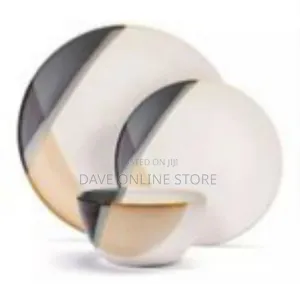 18-Piece Modern Abstract Dinnerware Set