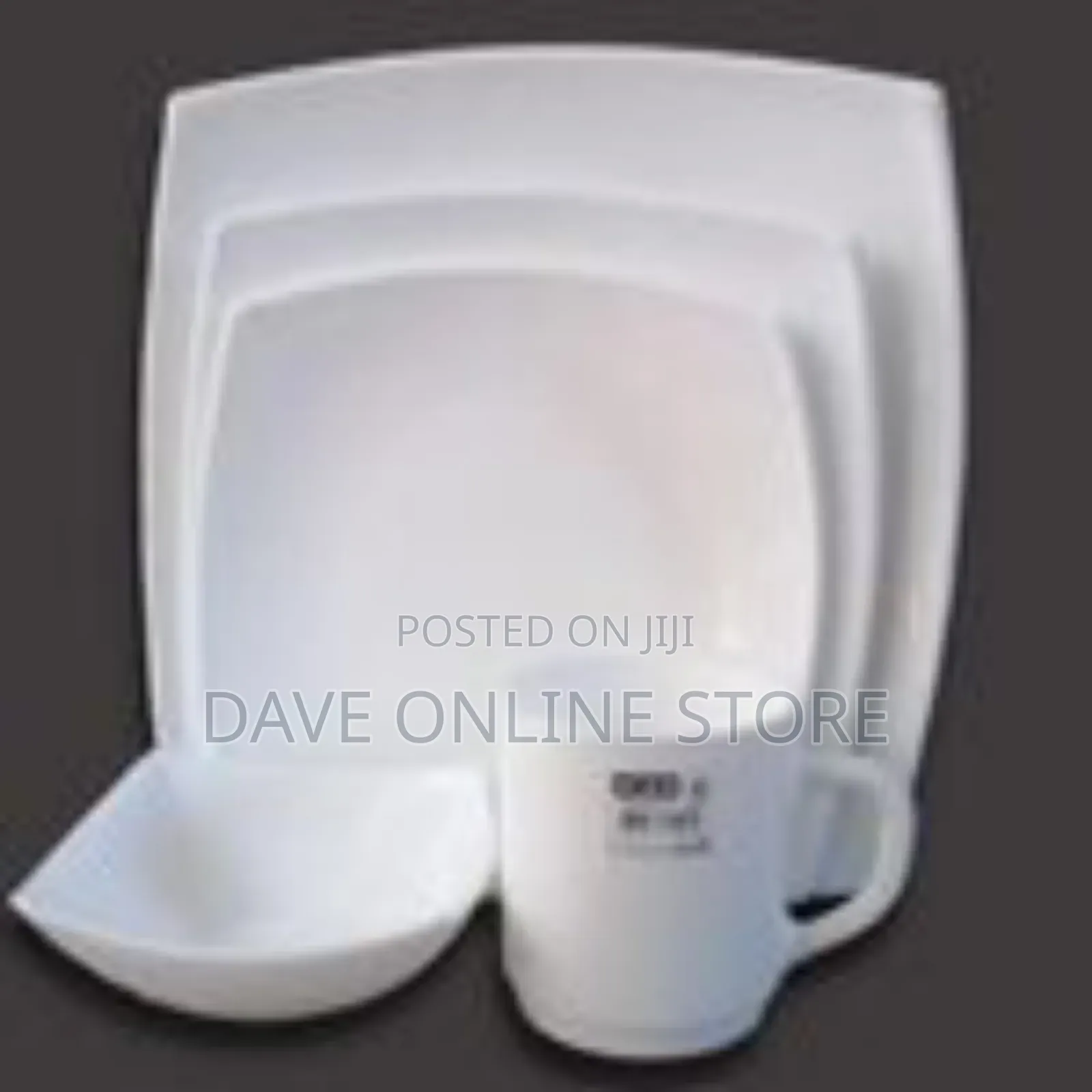 30 Piece Set of 6 Ceramic Dinner Plates