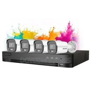 Hikvision 2mp 4 Channel Lite Colorvu Combo Kit