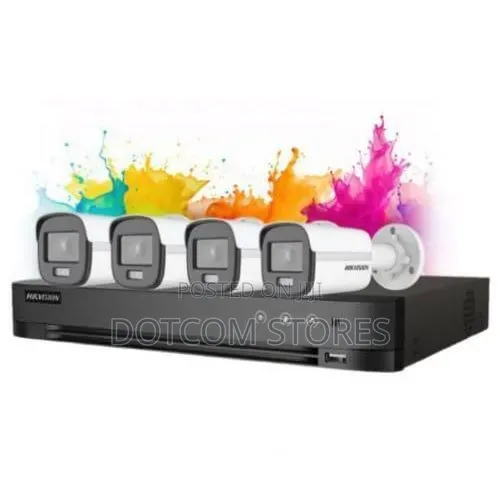 Hikvision 2mp 4 Channel Lite Colorvu Combo Kit