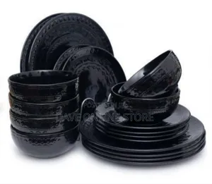 Elegant Embossed Ceramic Dinnerware Set