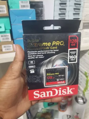 Sandisk Extreme Pro Compact Flash Card 128gb