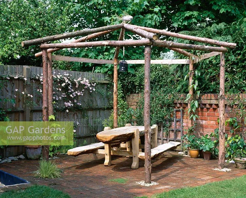 Elegant Pergola Gazebo Construction