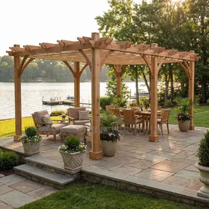 Elegant Pergola Gazebo Construction