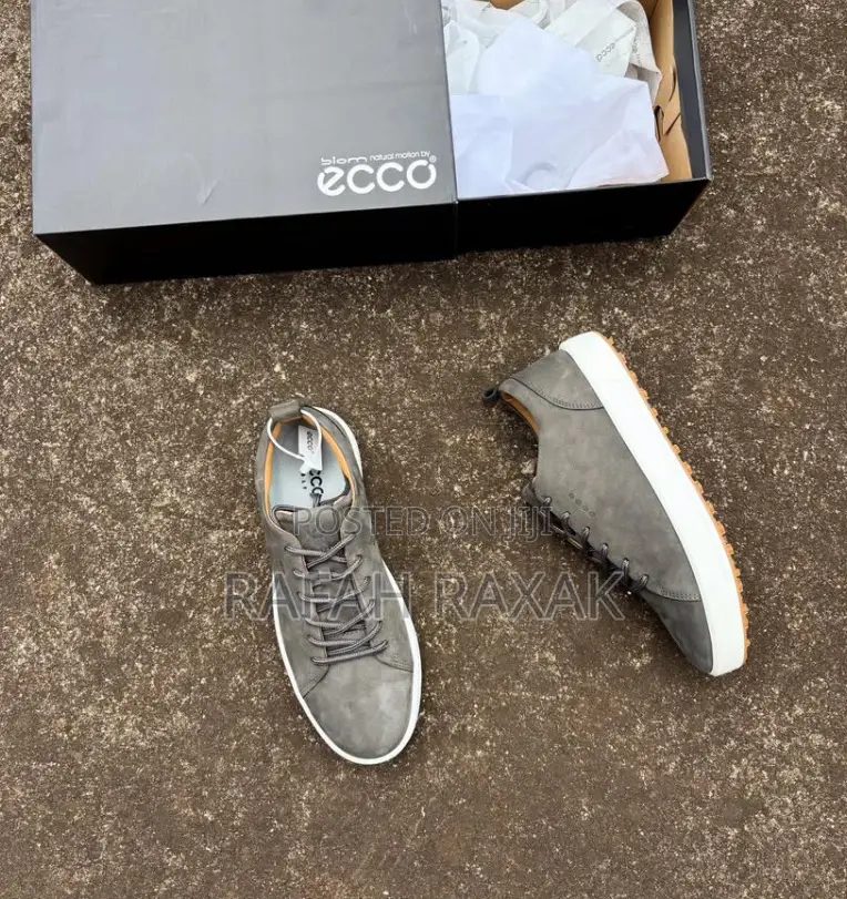 Dark Grey Ecco Soft 8 Men’S Shoes