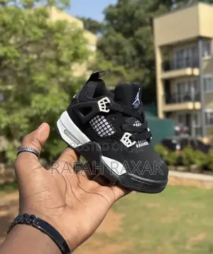 Black Version of Air Jordan 4 Retro Sneakers