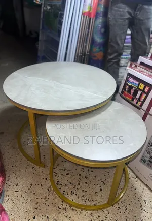 2 in 1 Round Double Coffee Table