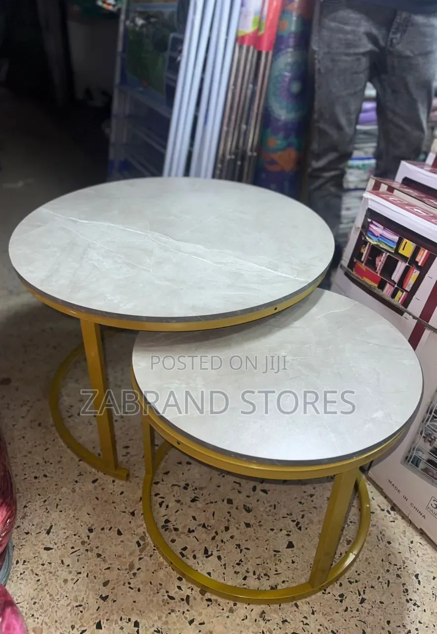 2 in 1 Round Double Coffee Table