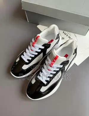 Black Version of Prada America’S Cup Sneakers