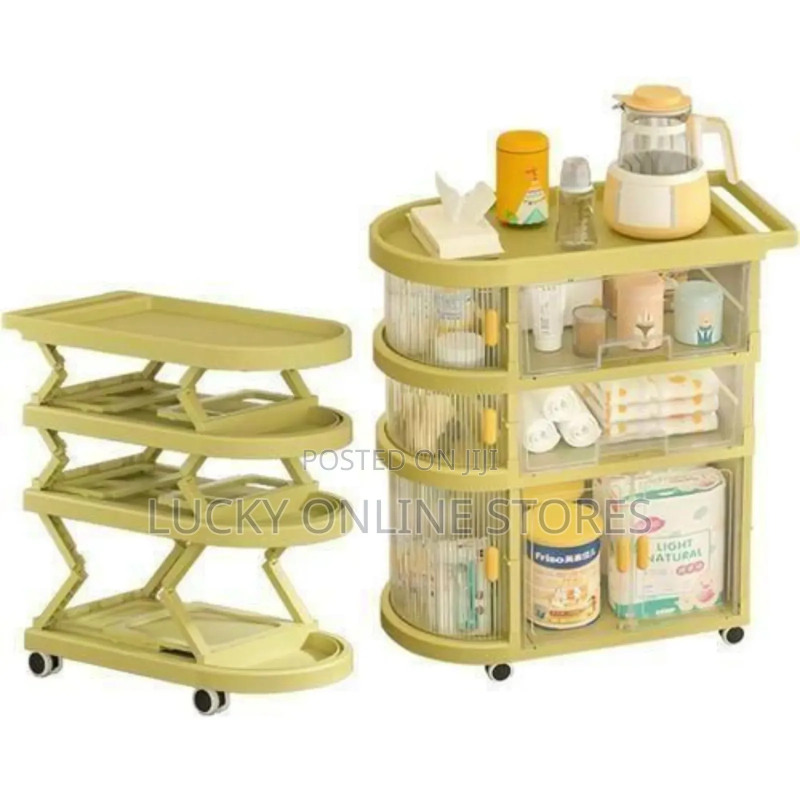 Versatile Multi Tier Rolling Storage Organizer