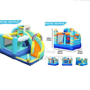 Doctor Dolphi Inflatable Bouncing Castle