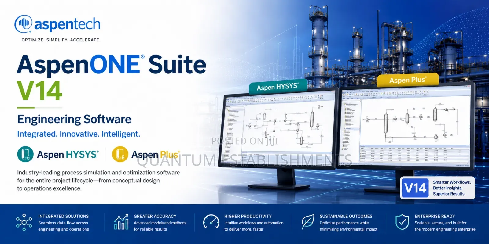 Aspenone Suite V14 Engineering Software | Aspen Hysys and Aspen Plus
