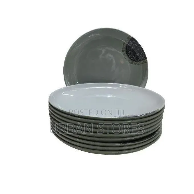 12pc - Heavy Melamine Plates