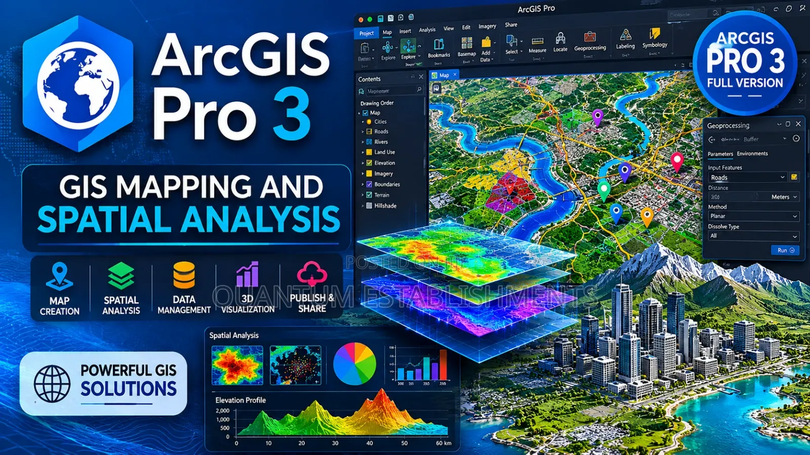 Arcgis Pro 3 Full Version | Gis Mapping and Spatial Analysis