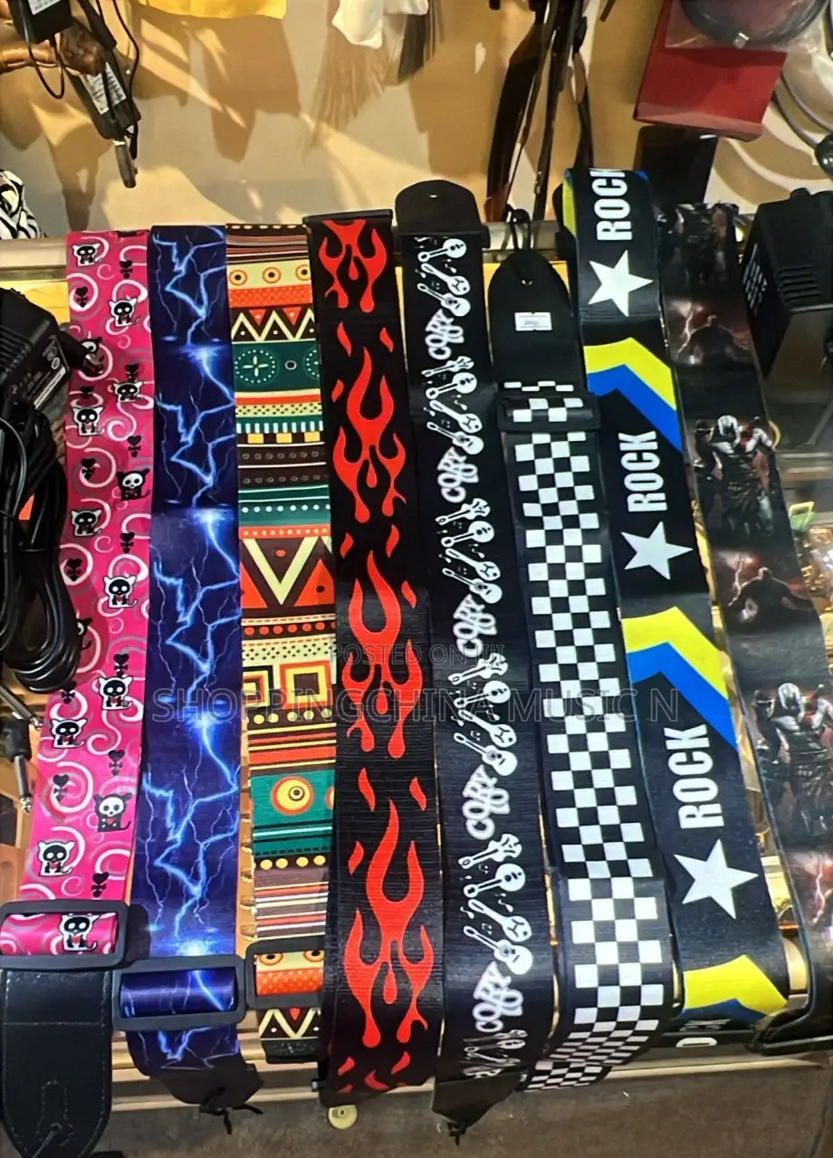 Guitar Belt Strap Colors Guitarist