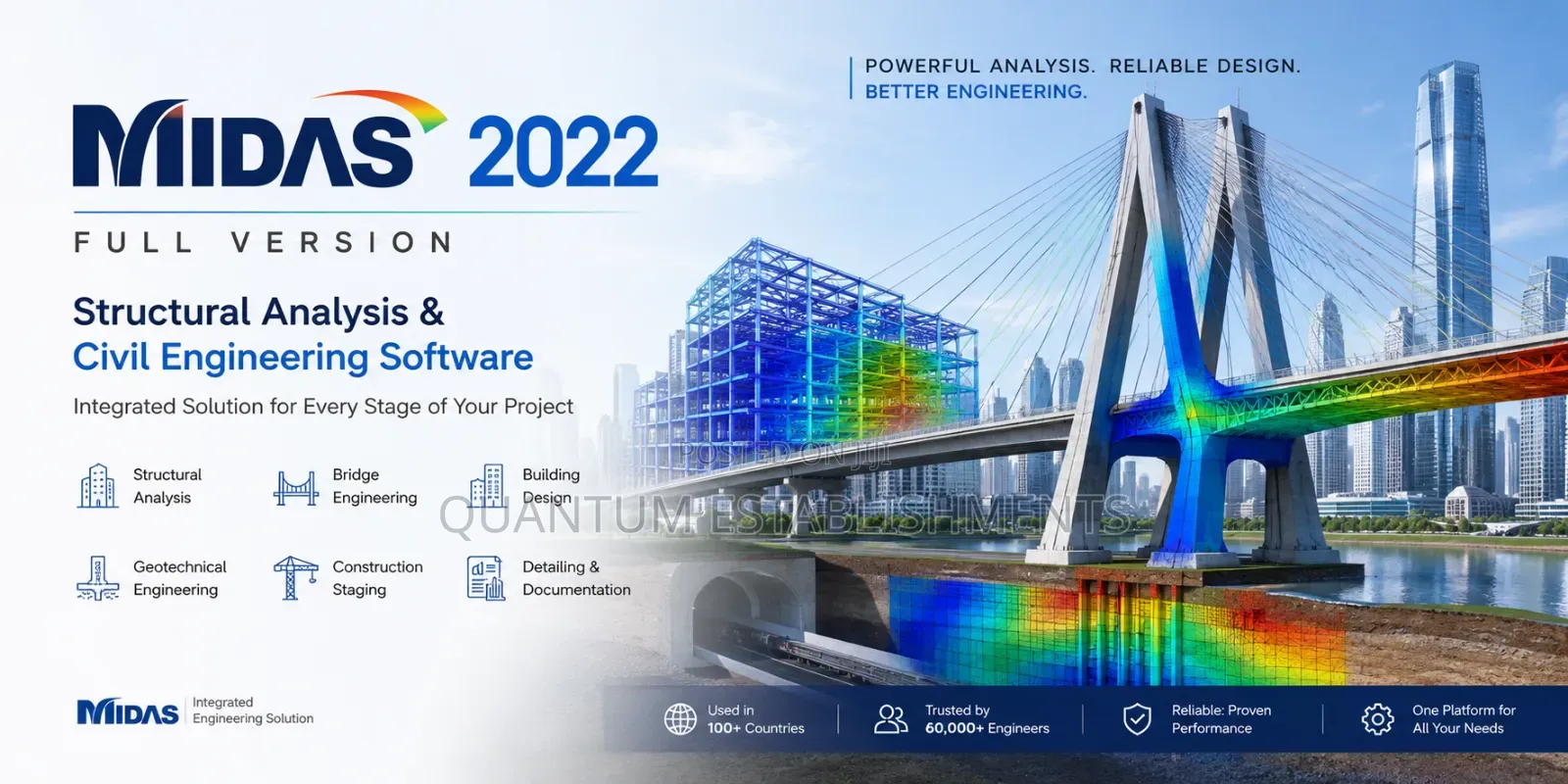 Midas Civil 2022 | Structural Analysis and Civil Engineering Software
