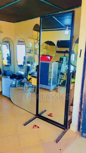Metallic Standing Mirror