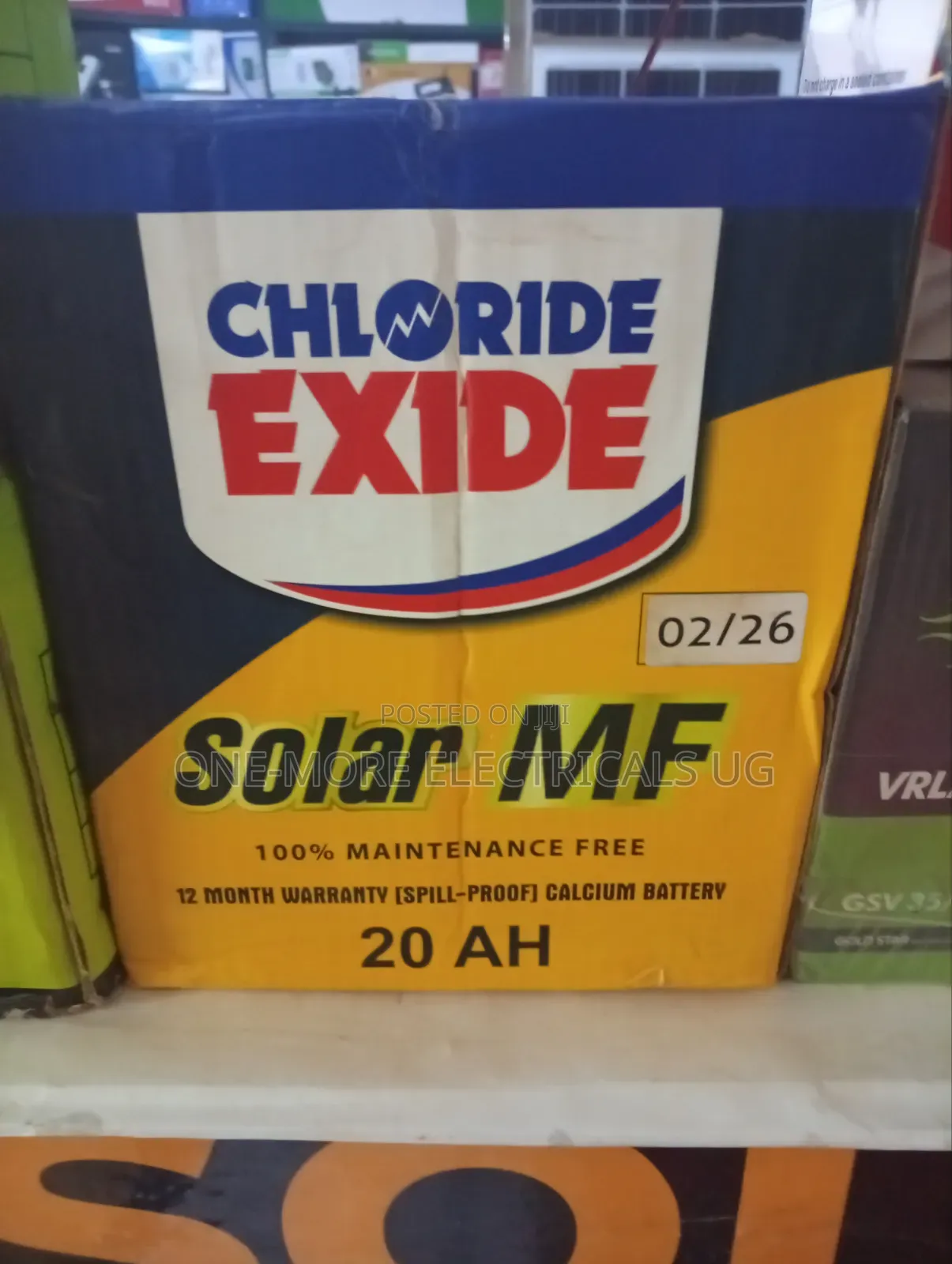 Chloride Exide Battery 20ah/12v