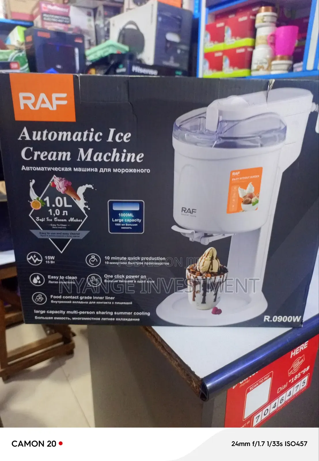Radio Ice Cream Machine.