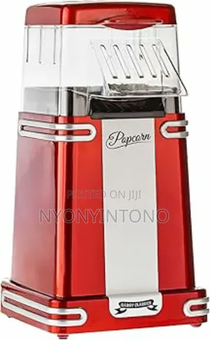 Hot Air Popcorn Popper 900w With Single Switch and Easy Operation