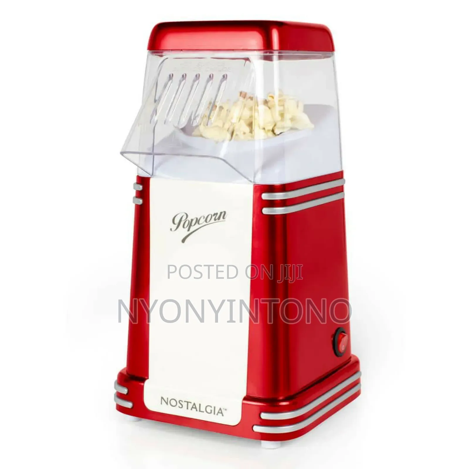 Hot Air Popcorn Popper 900w With Single Switch and Easy Operation