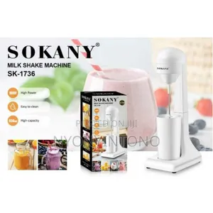 Sokany Milk Shake Machine 100w With Abs Body