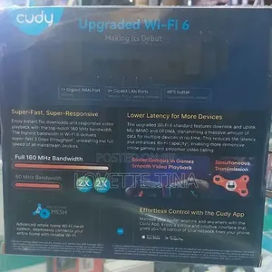 Cudy Ax3000 Gigabit Wi-Fi 6 Router