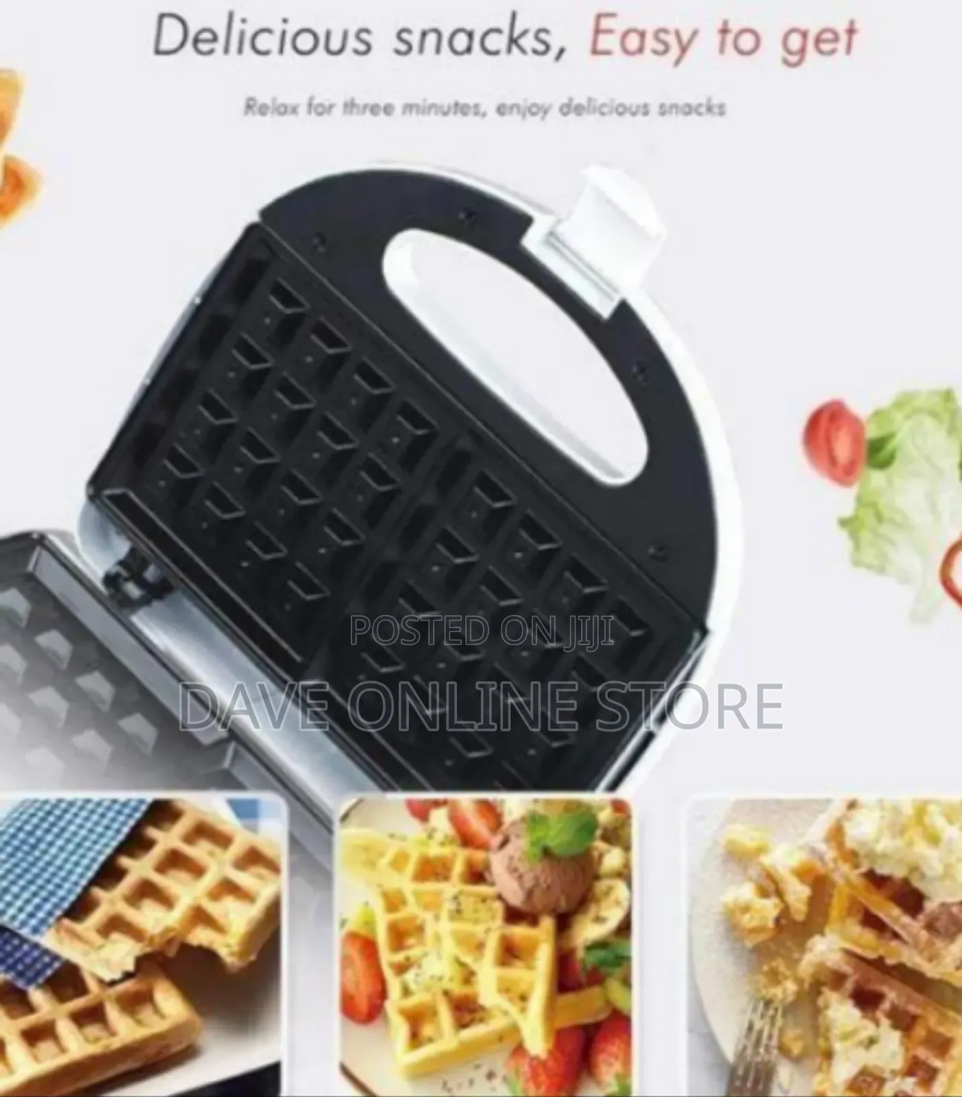 Efficient Electric Waffle Maker for Quick Snacks