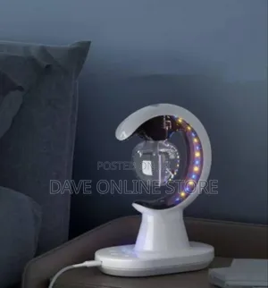 Modern C-Shaped Electric Diffuser and Ambient Light