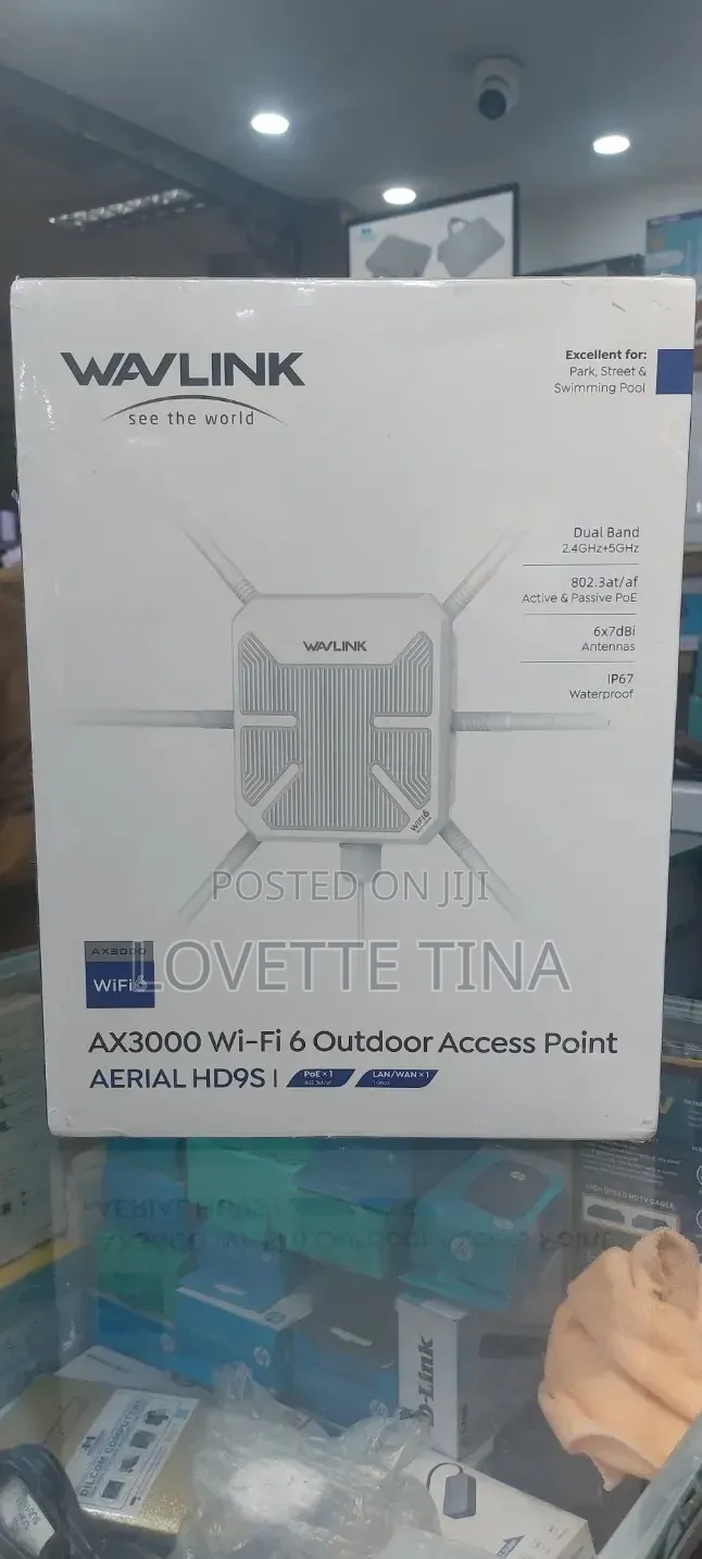 Wavlink Six Antenna Ax3000 Outdoor Access Point