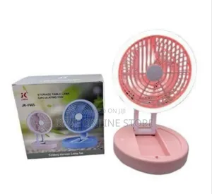 Multi-Functional Folding Storage Table Lamp and Circulating Fan