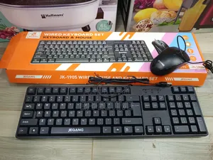 Jeqang Jk-1905 Wired Keyboard and Mouse Set.