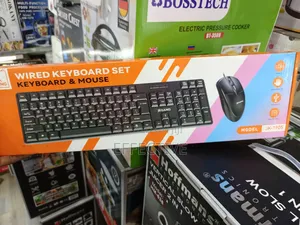 Jeqang Jk-1905 Wired Keyboard and Mouse Set.