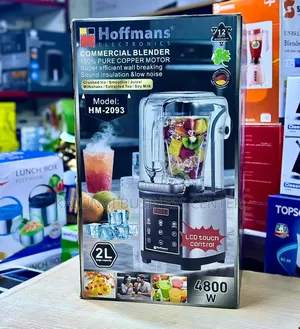 Commercial Blender Hoffman Silent Blender With LCD Touch Control