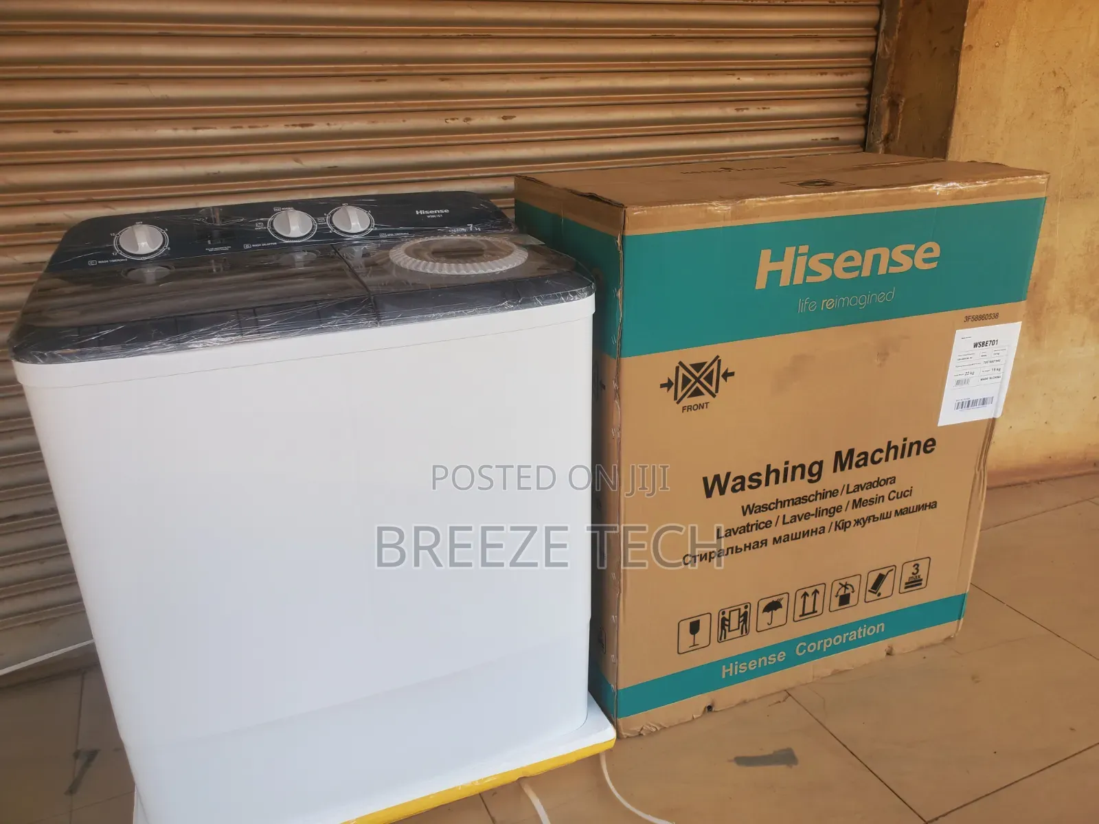 Twintub 7kg Hisense Washing Machine