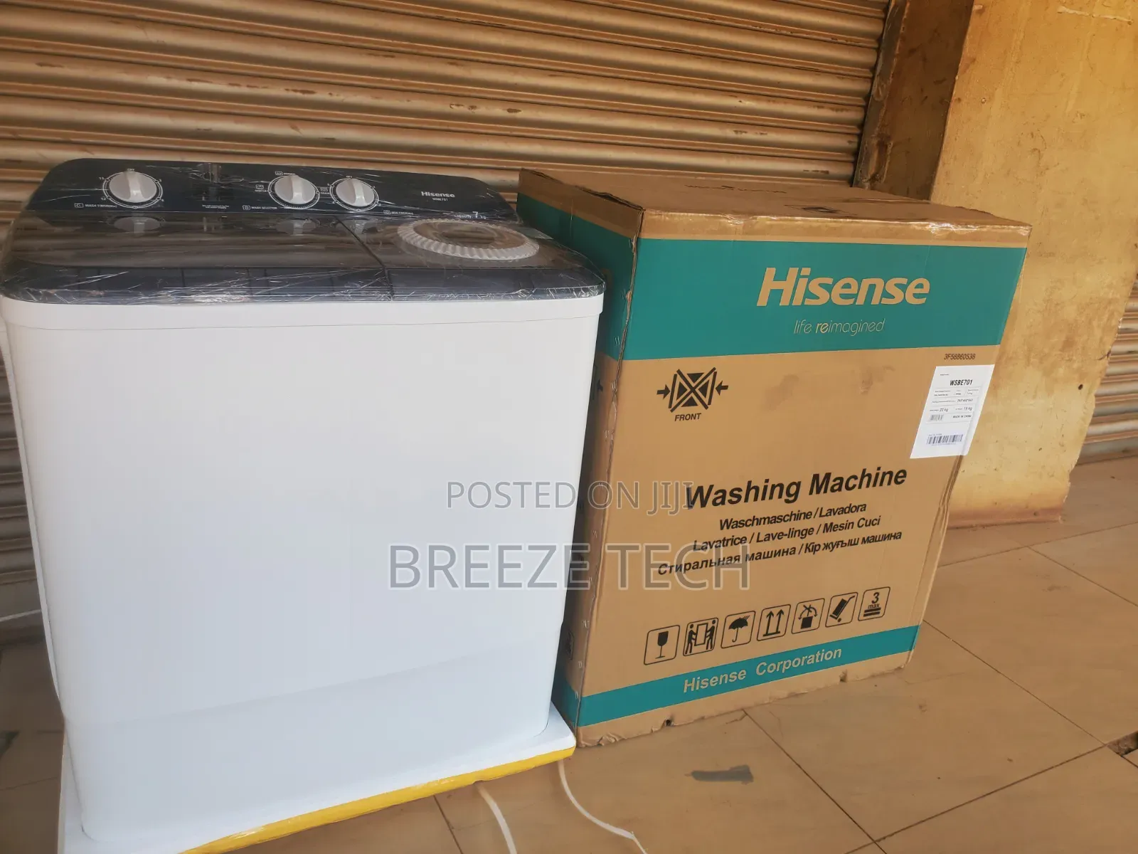 Twintub 7kg Hisense Washing Machine