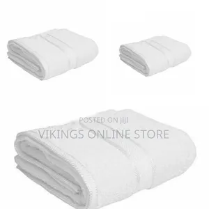 Elegant and Soft Bath Towel-White