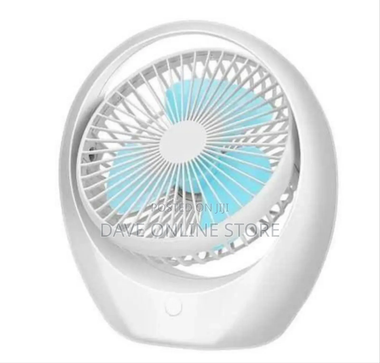 Modern Portable Desk Fan With Adjustable Tilt -