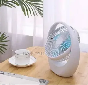 Modern Portable Desk Fan With Adjustable Tilt -