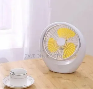 Modern Portable Desk Fan With Adjustable Tilt -