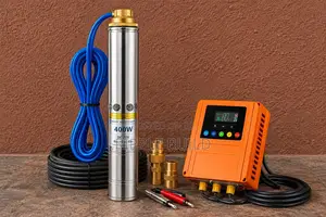 400w Solar Borehole Pump 80m Head Deep Well Water Pump With Controller