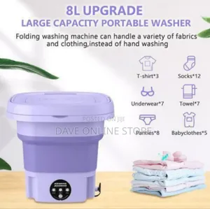 8l Upgrade Large Capacity Portable Folding Washing Machine